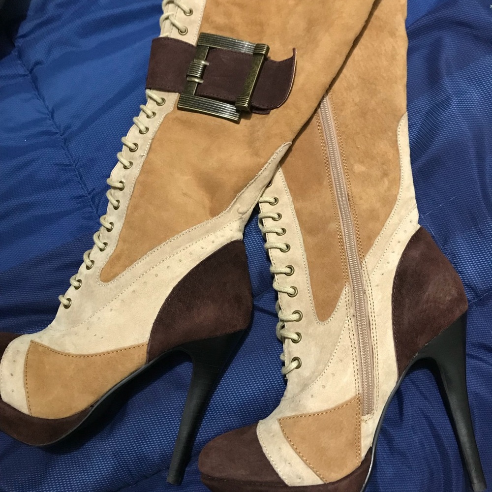High hill boots